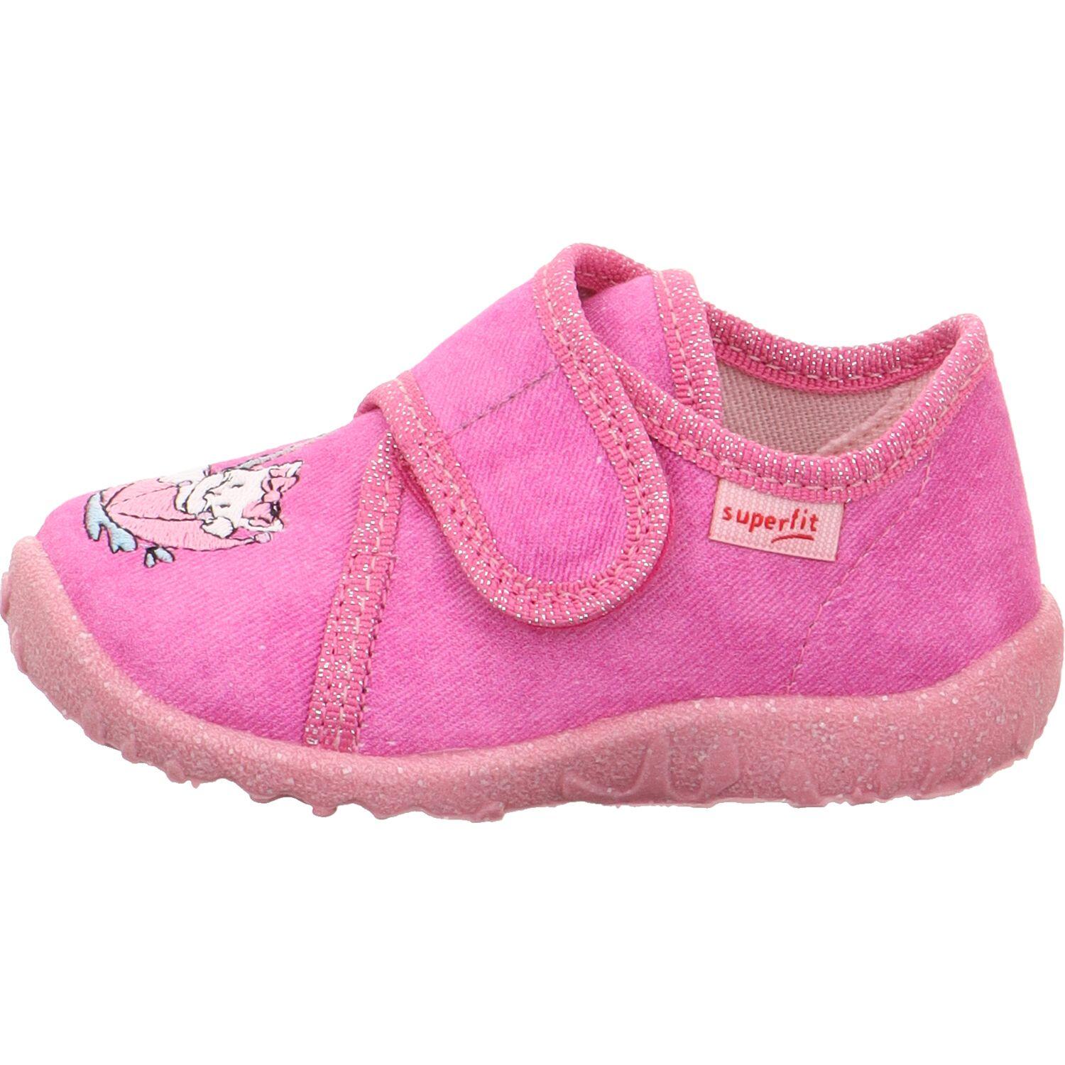 Hausschuh Textil \ SPOTTY ROSA - Gr. - 19 von Superfit