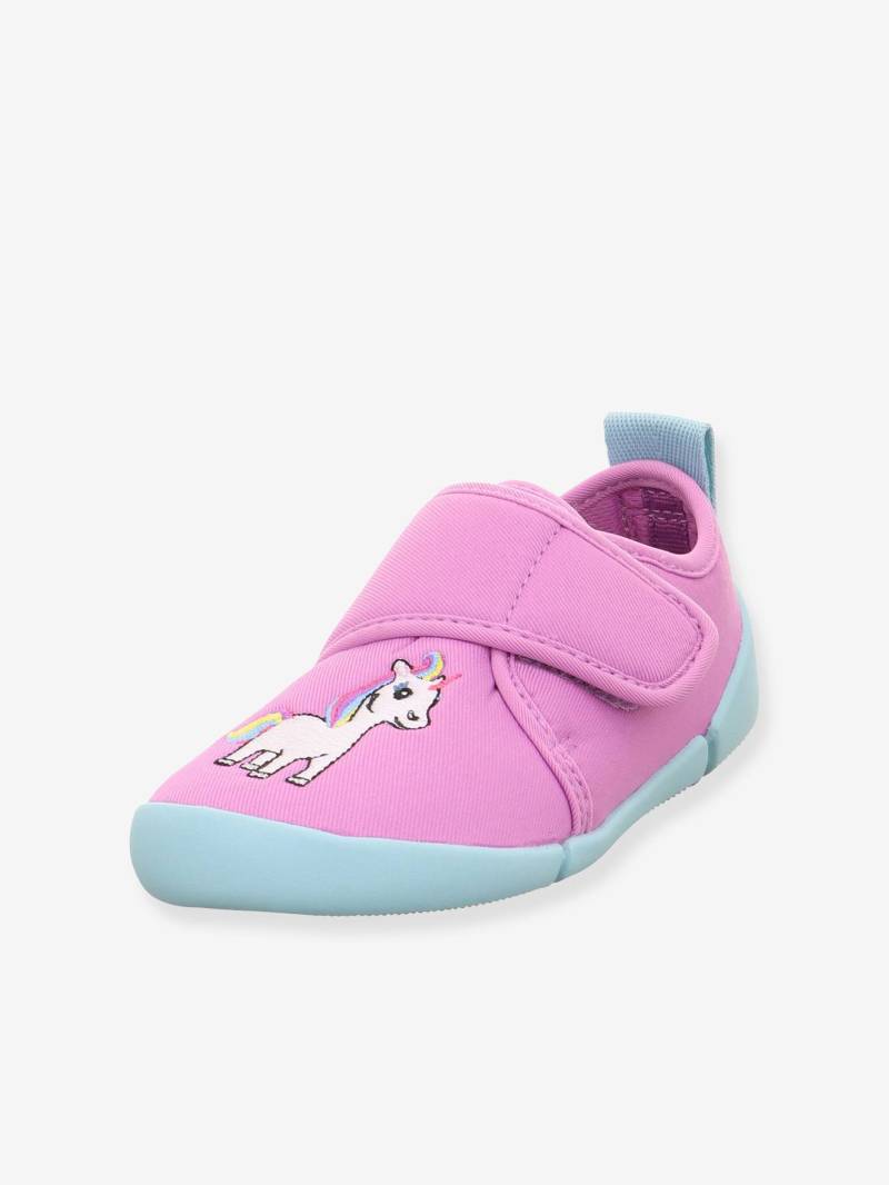 Kinder Klett-Hausschuhe mit Fuchs VENTI Superfit lavandel von Superfit