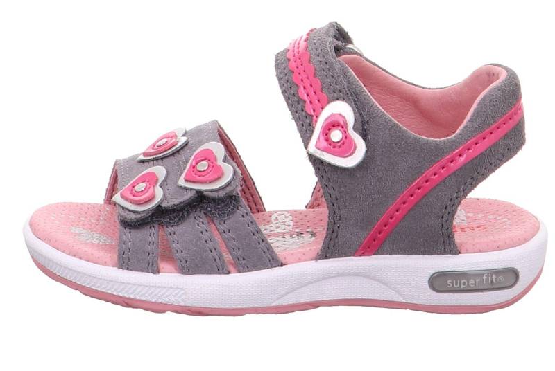 Sandale Leder \ EMILY HELLGRAU/ROSA - Gr. - 24 von Superfit