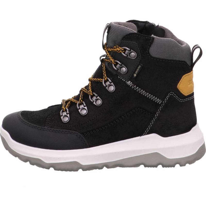 Stiefelette Leder \ SPACE SCHWARZ/GELB - Gr. - 38 von Superfit