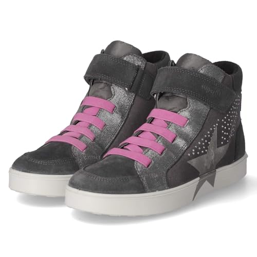 Superfit 1-000811-2000 Schlupfstiefel Leder & Textil Unisex in grau-Kombi - Gr. 40 von Superfit