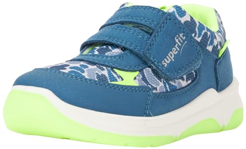 Superfit Baby-Jungen Cooper Sneaker, Blau/Gelb 8020, 22 EU von Superfit