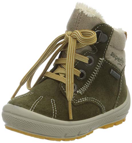 Superfit Baby Jungen GROOVY warm gefütterte Gore-Tex warm gefütterte Gore-Tex warm gefütterte Gore-Tex Schneestiefel, Grün Beige Gelb 7000, 22 EU von Superfit