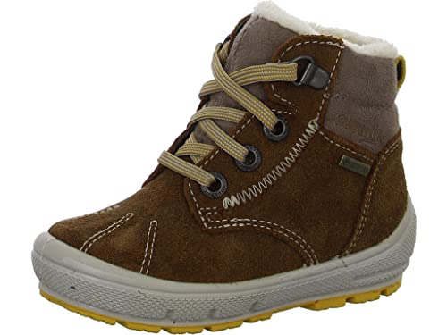 Superfit Baby-Jungen GROOVY warm gefütterte Gore-Tex warm gefütterte Gore-Tex warm gefütterte Gore-Tex Schneestiefel, BRAUN/GELB 3000, 19 EU von Superfit