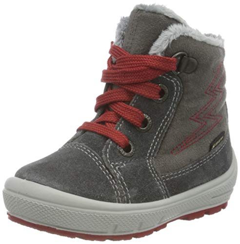 Superfit Baby - Jungen Godt foret gore-tex Schneestiefel, Grau Rot 2000, 19 EU von Superfit