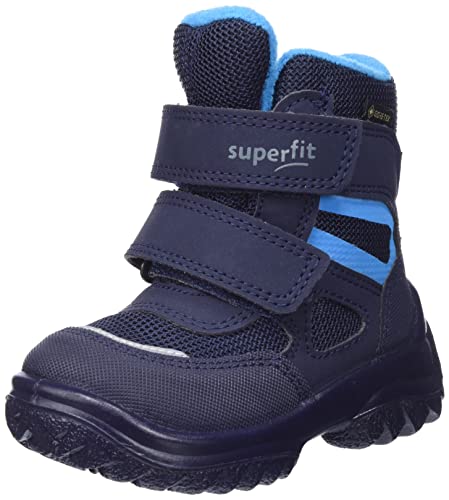 Superfit Baby-Jungen Snowcat Schneestiefel, blau 8000, 20 EU von Superfit