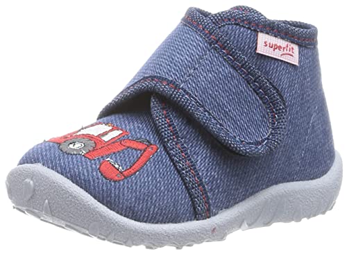 Superfit Baby-Jungen Spotty Hausschuh, BLAU 8050, 18 EU von Superfit