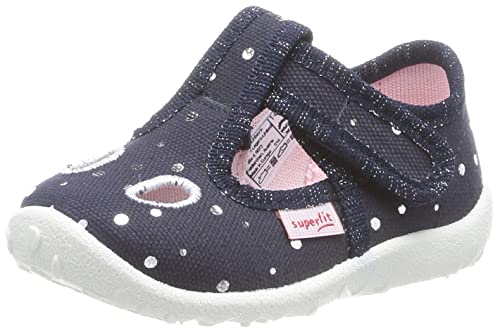 Superfit Baby-Jungen Spotty Hausschuh, DUNKELBLAU/Silber 8020, 18 EU von Superfit