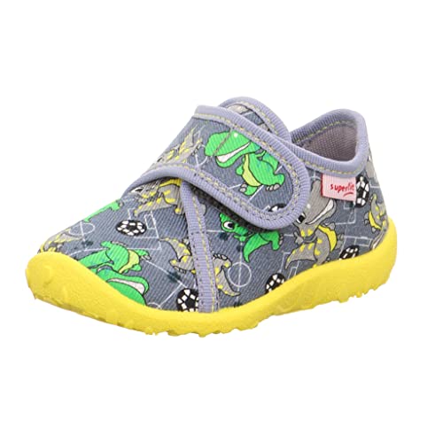 Superfit Baby-Jungen Spotty Hausschuh, GRAU/Mehrfarbig 2060, 18 EU von Superfit