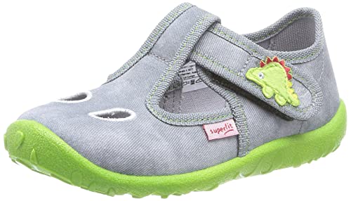 Superfit Baby-Jungen Spotty Hausschuh, GRAU 2500, 18 EU von Superfit