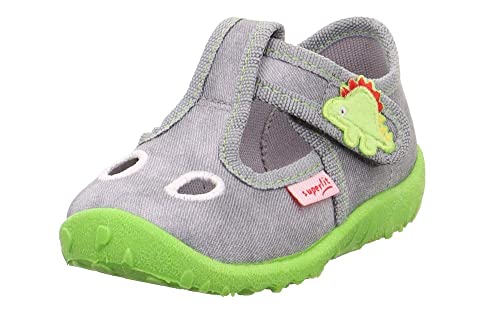 Superfit Baby - Jungen Spotty Hausschuh, Grau, 19 EU von Superfit