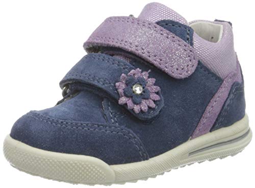 Superfit Baby-Mädchen Avrile Mini Lauflernschuhe, BLAU/LILA 8000, 23 EU Schmal von Superfit