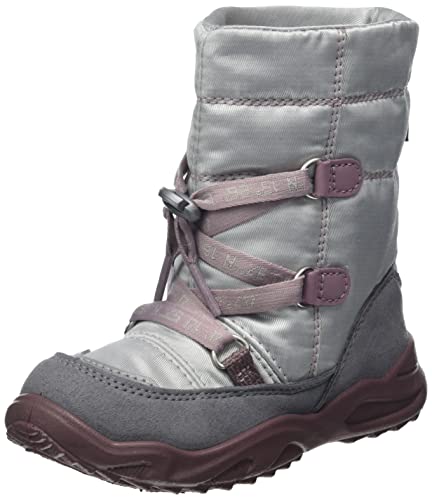 Superfit Baby-Mädchen Glacier Schneestiefel, HELLGRAU/LILA 2500, 20 EU von Superfit