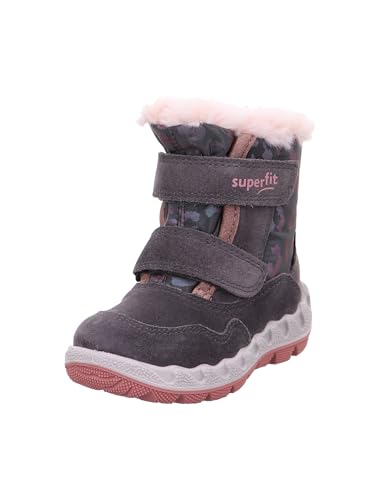 Superfit Baby Mädchen ICEBIRD warm gefütterte Gore-Tex Schneestiefel, GRAU/ROSA 2000, 26 EU von Superfit