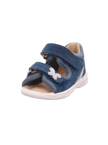 Superfit Mädchen Polly Sandale, Blau 8010, 21 EU Weit von Superfit