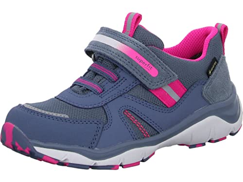 Superfit Baby-Mädchen SPORT5 Gore-Tex Sneaker, Blau/Pink 8030, 21 EU von Superfit