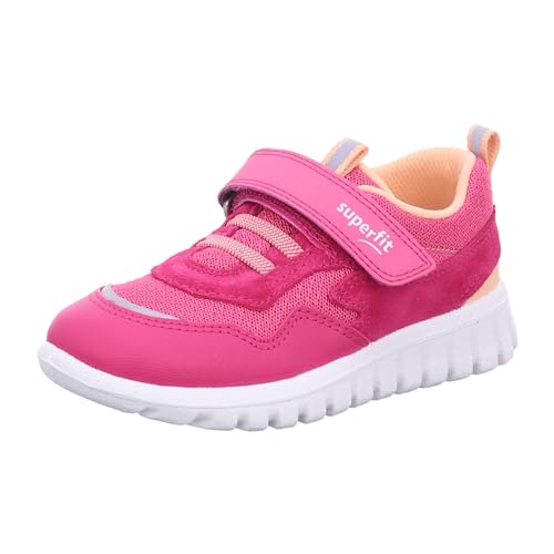 Superfit SPORT7 Mini Sneaker, Pink/Orange 5510, 21 EU Weit von Superfit