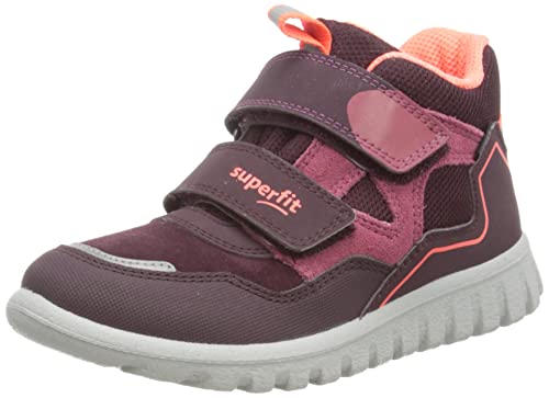 Superfit Baby Mädchen SPORT7 Mini leicht gefütterte Gore-Tex Lauflernschuhe, ROT/ORANGE 5000, 35 von Superfit