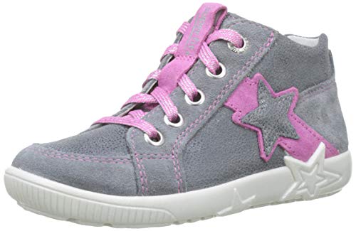 Superfit Baby Mädchen Starlight Lauflernschuhe Sneaker, Grau (Smoke Kombi 44), 23 EU von Superfit