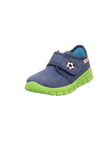 Superfit Jungen BOBBY Hausschuhe, BLAU 8000 von Superfit