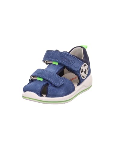 Superfit Boomerang Sandale, Blau/Hellgrün 8000, 21 EU von Superfit