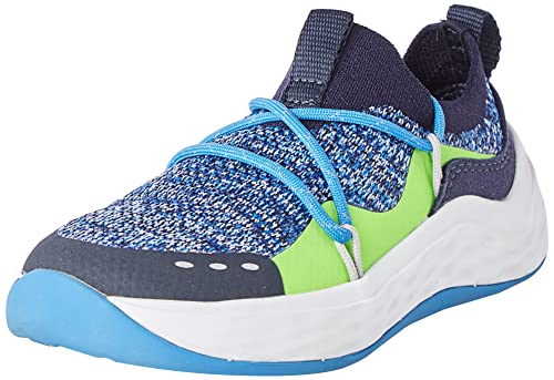 Superfit Jungen Bounce Sneaker, Blau Hellgrün 8000, 27 EU Weit von Superfit