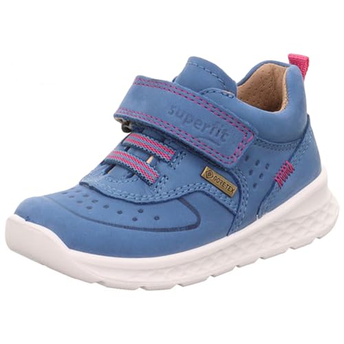 Superfit Breeze Gore-Tex Lauflernschuh, Blau/Pink 8040, 27 EU Weit von Superfit