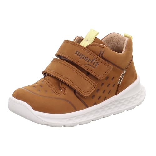 Superfit Jungen Breeze Lauflernschuh, Braun Gelb 3020, 20 EU von Superfit