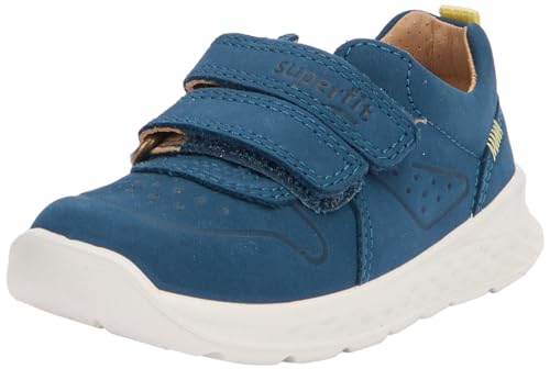 Superfit Breeze Sneaker, Blau/Gelb 8030, 25 EU Weit von Superfit