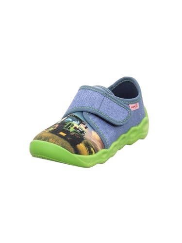 Superfit Bubble 1-006274 Hausschuhe, BLAU 8050, 35 EU von Superfit