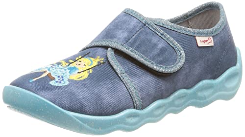 Superfit Mädchen Bubble Hausschuh, Blau 8000, 35 EU von Superfit