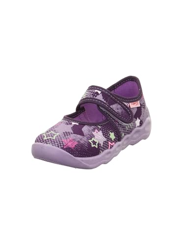 Superfit Bubble Mädchen LILA/Mehrfarbig 8520 Hausschuh, 33 EU von Superfit