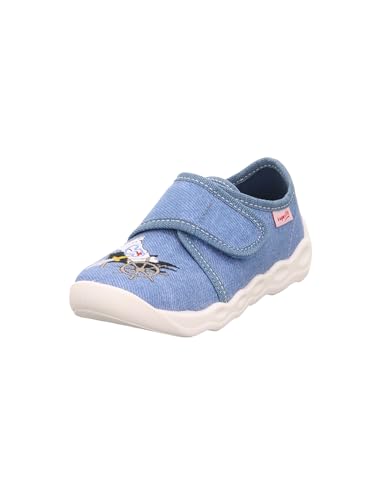 Superfit Jungen Bubble Hausschuhe, Hellblau 8400, 32 EU von Superfit
