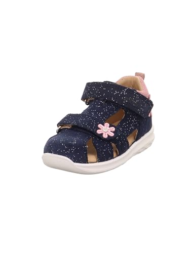 Superfit Mädchen Bumblebee Sandale, Blau Rosa 8000, 21 EU von Superfit