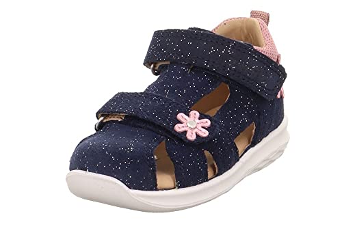 Superfit Mädchen Bumblebee Sandale, Blau Rosa 8000, 28 EU von Superfit