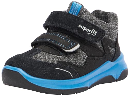 Superfit Jungen Cooper Lauflernschuh, SCHWARZ/BLAU 0010, 22 EU Schmal von Superfit