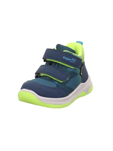 Superfit Baby Jungen Cooper leicht gefütterte Gore-Tex Sneaker, BLAU/GELB 8010 von Superfit