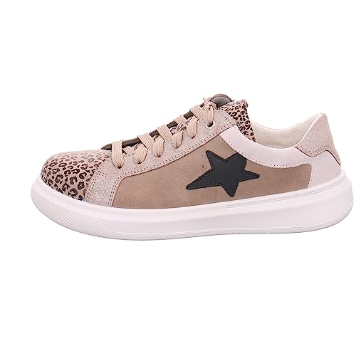 Superfit Mädchen Cosmo Sneaker, Beige Weiß 4000, 27 EU von Superfit