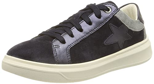 Superfit Mädchen Cosmo Sneaker, Blau Hellgrau 8000, 39 EU von Superfit