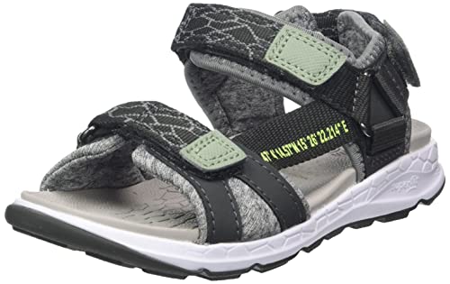 Superfit Jungen Criss Cross Sandale, Grau Hellgrau 2010, 30 EU von Superfit