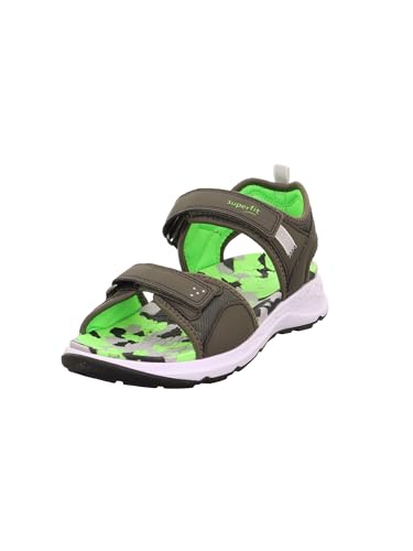 Superfit Criss Cross Sandale, Grün/Hellgrün 7010, 40 EU von Superfit
