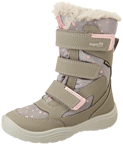 Superfit Crystal Schneestiefel, HELLGRAU/ROSA 2500, 29 EU Schmal von Superfit