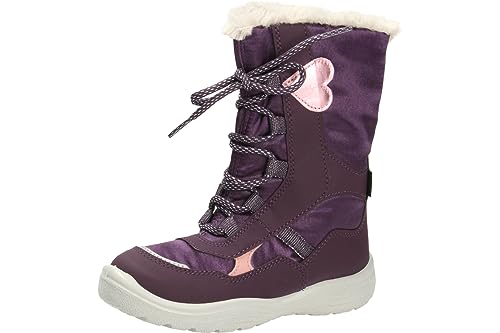 Superfit Mädchen Crystal Schneestiefel, Lila Rosa 8510, 31 EU Schmal von Superfit