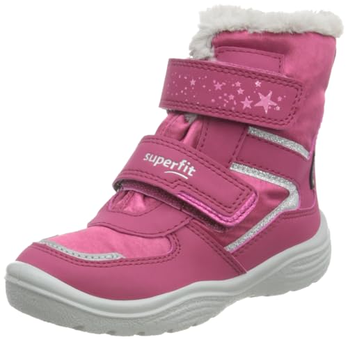 Superfit Crystal Schneestiefel, PINK/GRAU 5500, 29 EU Schmal von Superfit