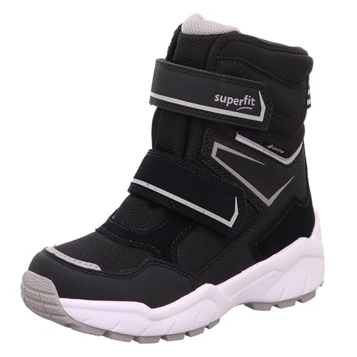 Superfit Jungen CULUSUK 2.0 warm gefütterte Gore-Tex Schneestiefel, Schwarz Grau 0000, 35 EU Weit von Superfit