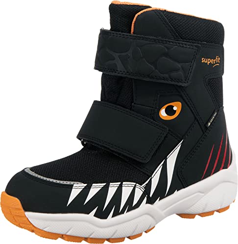 Superfit CULUSUK 2.0 warm gefütterte Gore-Tex Schneestiefel, SCHWARZ/ORANGE 0040, 27 EU von Superfit