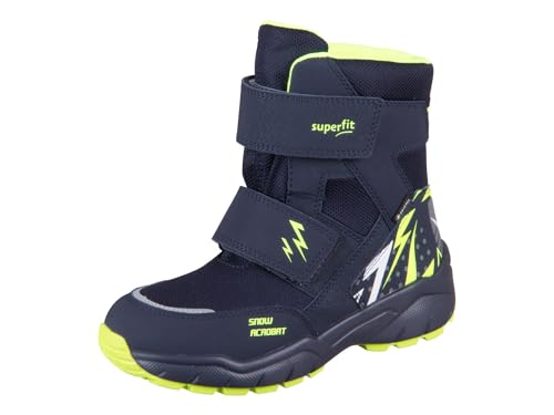 Superfit Culusuk Schneestiefel, BLAU/GELB 8010, 25 EU Schmal von Superfit