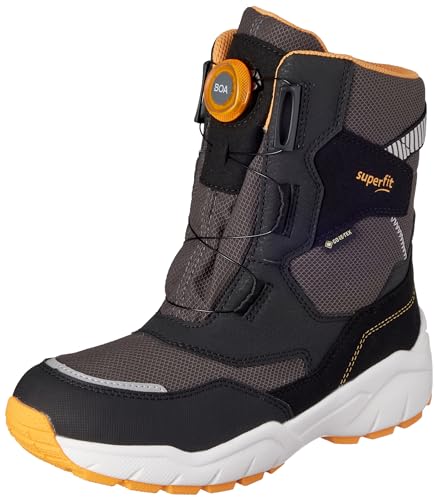 Superfit Culusuk Schneestiefel, SCHWARZ/ORANGE 0000, 31 EU Schmal von Superfit