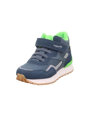 Superfit Jungen Dash Sneaker Gore-tex 1-009565 Stiefel, BLAU/HELLGRÜN 8000, UK Child 7.5 von Superfit