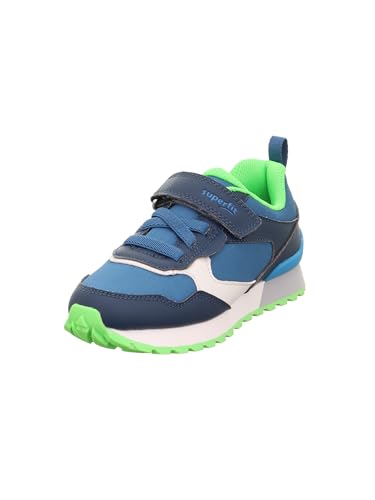 Superfit Jungen Dash Sneaker, Blau Hellgrün 8000, 27 EU von Superfit